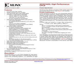 XC95144XL-7TQ144C.pdf