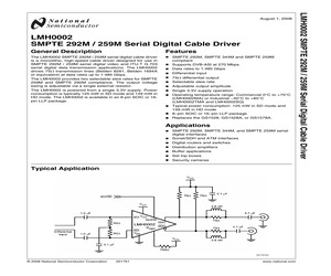 LMH0002TMAX/NOPB.pdf
