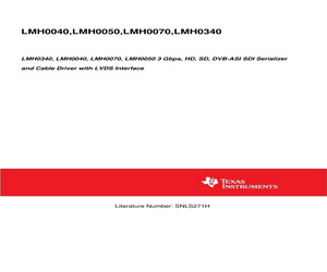 LMH0040SQE/NOPB.pdf