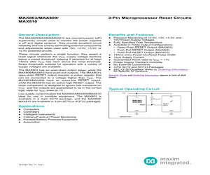 MAX803TEXR/V+T.pdf